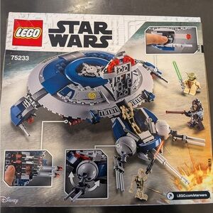 LEGO Star Wars Blue and Gray Separatist Spider Droid Gunship